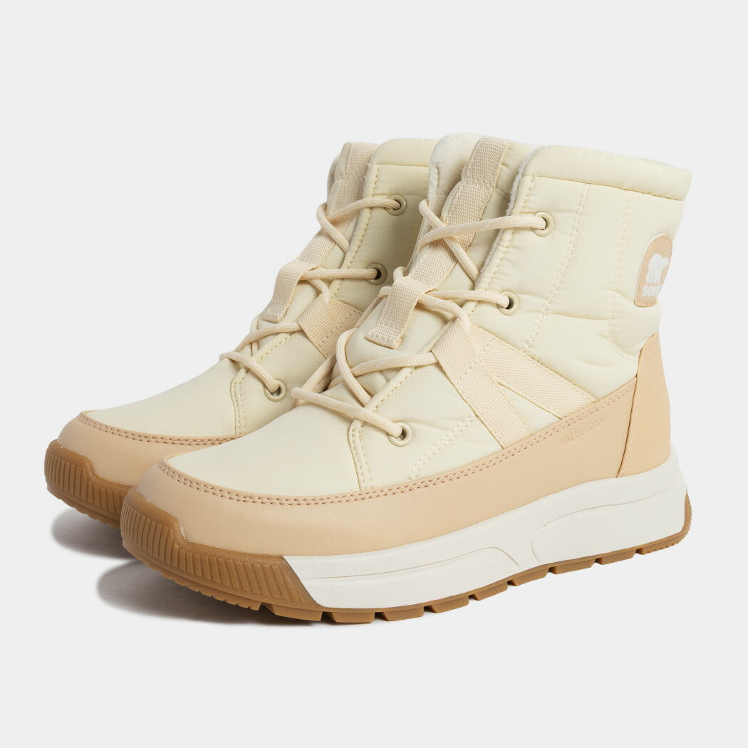 Rakuten - SOREL ソレル WHITNEY 3 ブーツ MID WP TAWNY BUFF BLACK ウィットニー3 ミッド ウォータープルーフ ( ベージュ ブラウン 茶色 防水 メンズ レディース NL5282-292 )