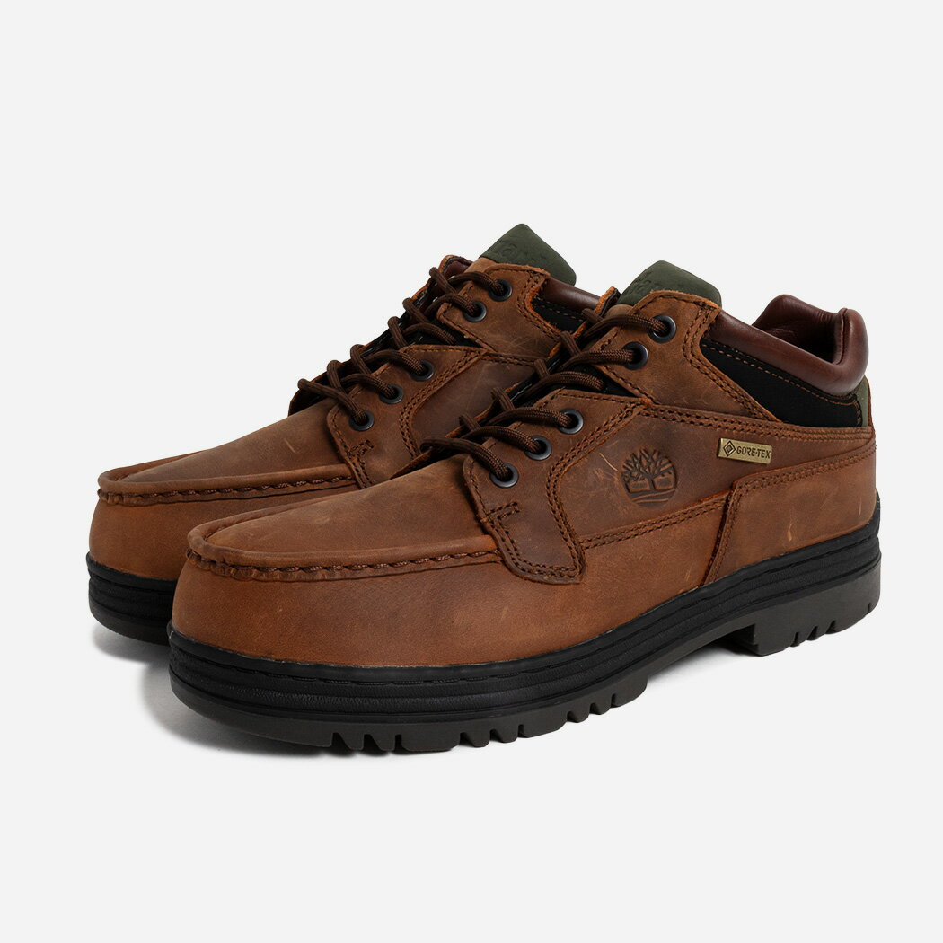 ティンバーランド ブーツ ヘリテージ ゴアテックス モックトゥ ミッド TIMBERLAND HERITAGE GTX MOC TOE MID BROWN ( GORE-TEX ブラウン 茶色 レザー フィールドブーツ メンズ 37042-214 )