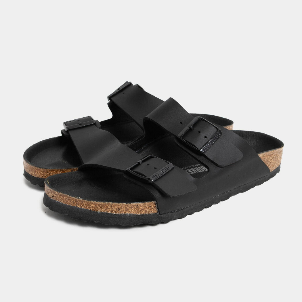 [クーポン＆P2倍！]ビルケンシュトック サンダル アリゾナ レギュラーフィット BIRKENSTOCK ARIZONA BLACK ( ブラック 黒 メンズ レディース ビルコフロー バックルサンダル メンズ レディース 1019069 )