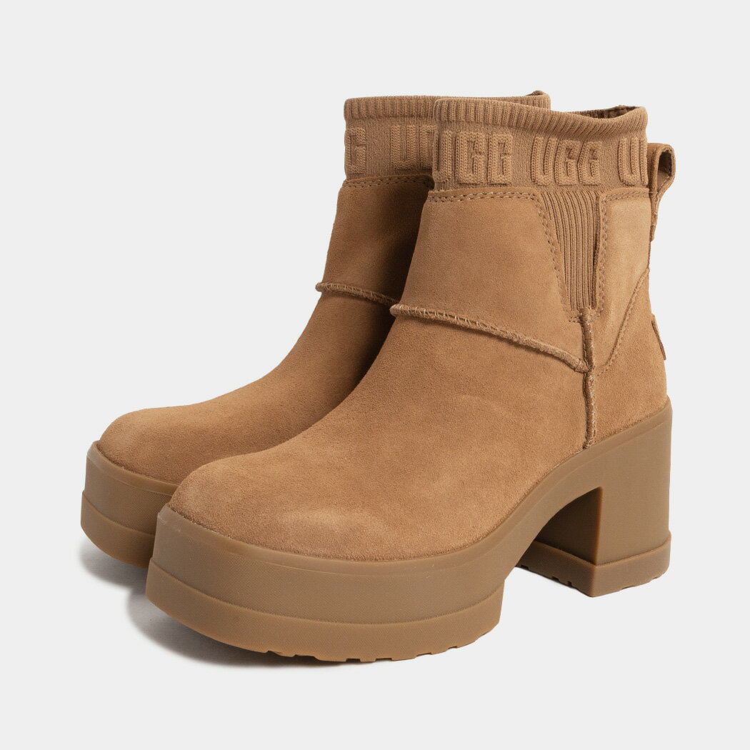 アグ モクシー チェルシー ブーツ UGG BOOTS MOXY CHELSEA CHESTNUT ( ヒール ベージュ スエード チェ..