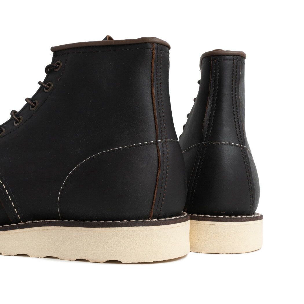 [クーポン＆P2倍！]RED WING レッドウィング ブーツ 6インチ クラシック モック 6-INCH CLASSIC MOC BLACK ( ブラック 黒 レザーブーツ USA製 ビブラム レースアップ アメカジ アメリカ製 メンズ 8849 ) 3