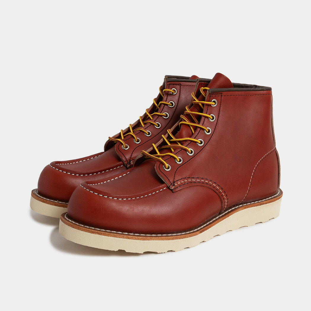 レッドウィング ブーツ 6インチ クラシックモック RED WING 6-INCH CLASSIC MOC ORO-RUSSET PORTAGE ( レッド 赤 レザーブーツ レースアップ アメカジ USA製 アメリカ製 メンズ メンズ レディース 08875-1 )