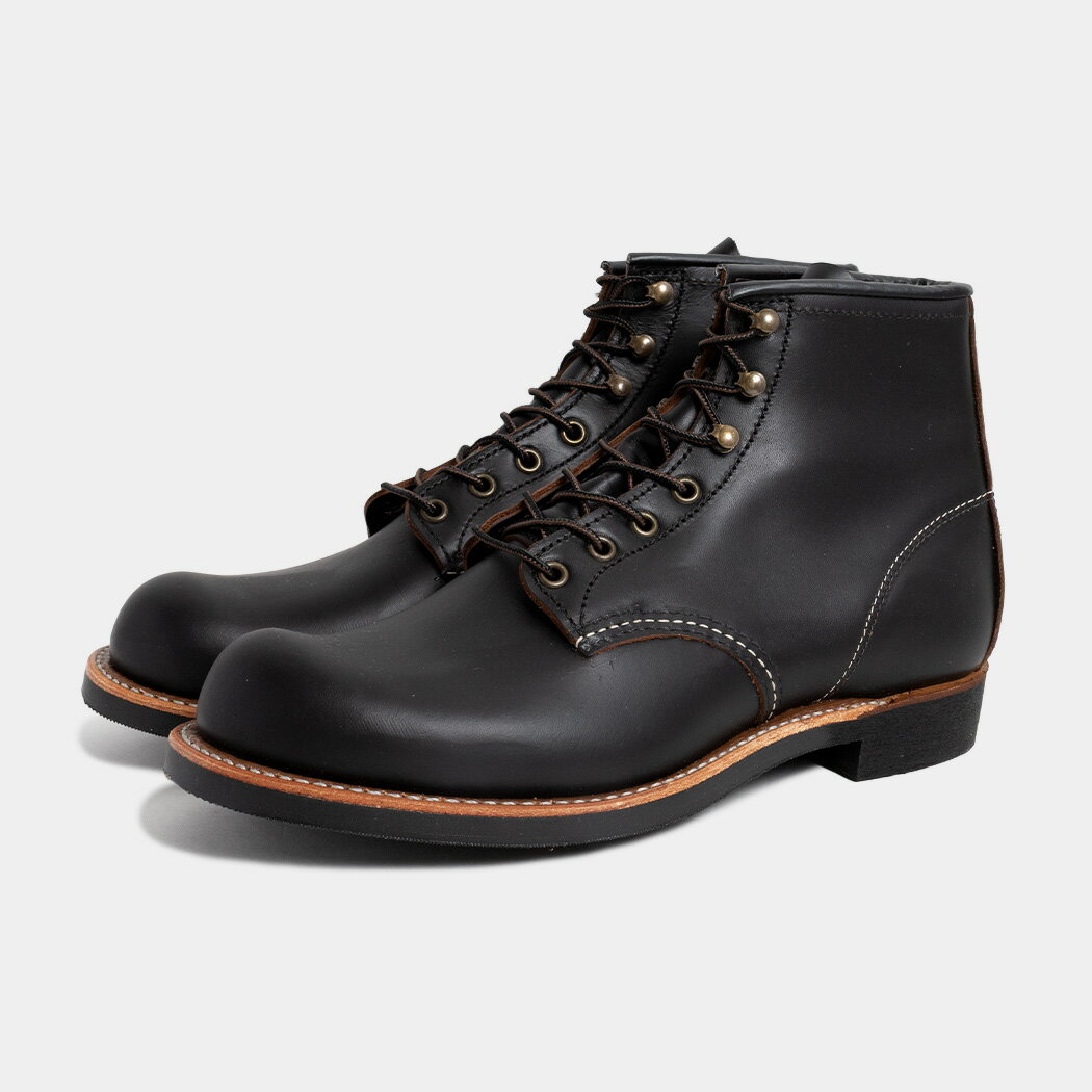 レッドウィング ブーツ ブラックスミス RED WING BLACKSMITH BLACK ( ブラック 黒 レザーブーツ USA製 ビブラム レースアップ アメリカ製 米国製 メンズ レディース 03345D )