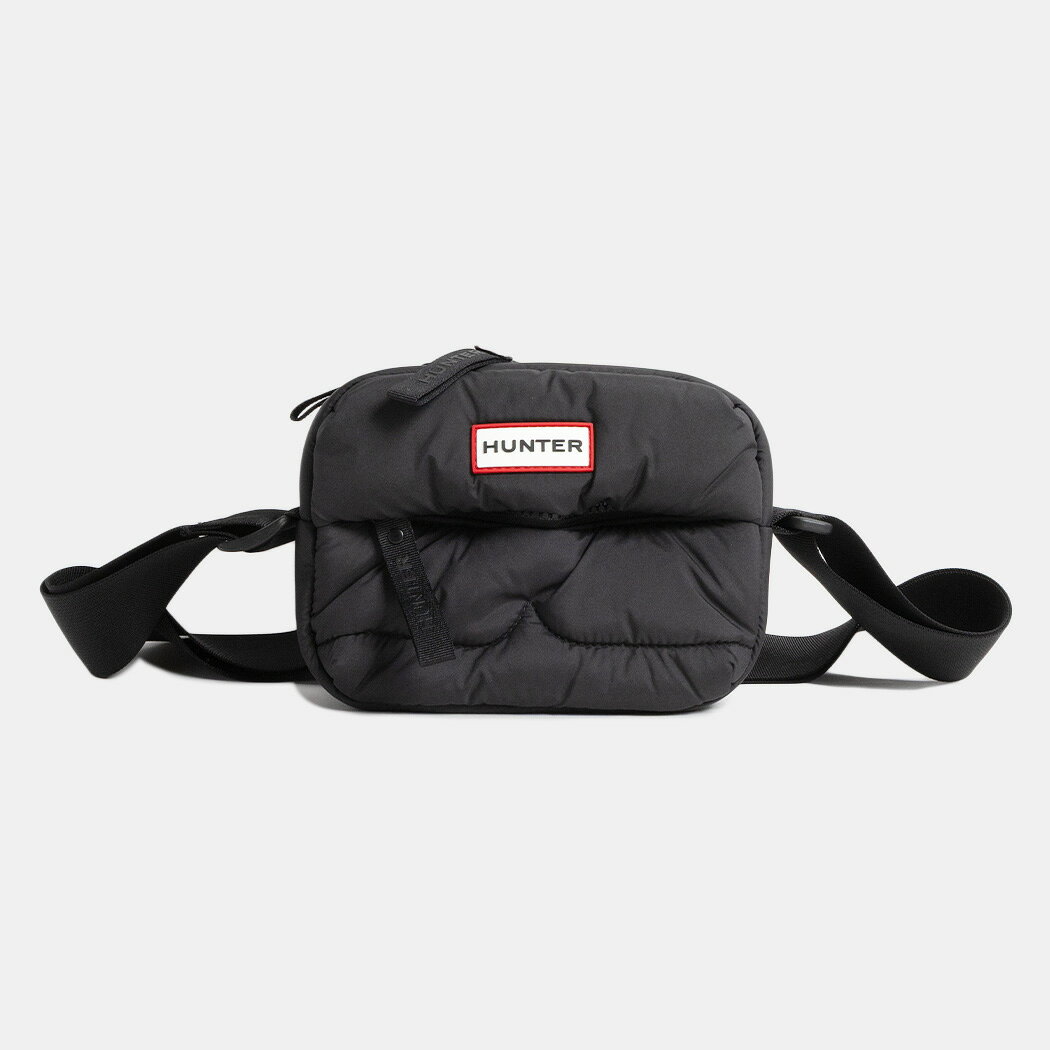 [クーポン＆P2倍！]HUNTER ハンター ミニ クロスボディ バッグ ショルダーバッグ パファー INTEREPOD EXTRA PUFFER MINI CROSSBODY BLACK ( かばん ナイロン メンズ レディース UBX2238CPEBLK )