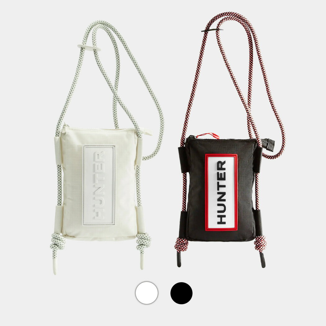 Rakuten - [クーポン＆P2倍！]HUNTER ハンター ポーチ バッグ ショルダーバッグ トラベル リップストップ フォン TRAVEL RIPSTOP PHONE POUCH WHITE ( かばん ナイロン スマホケース メンズ レディース UBP1514NRS )