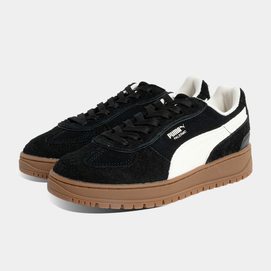 [クーポン＆P2倍]PUMA プーマ パレルモ アルピノ 厚底 スニーカー PALERMO ALPINO SD BLACK/GUM ( ブラック 黒 ガムソール レディース ウィメンズ 402913-02 )