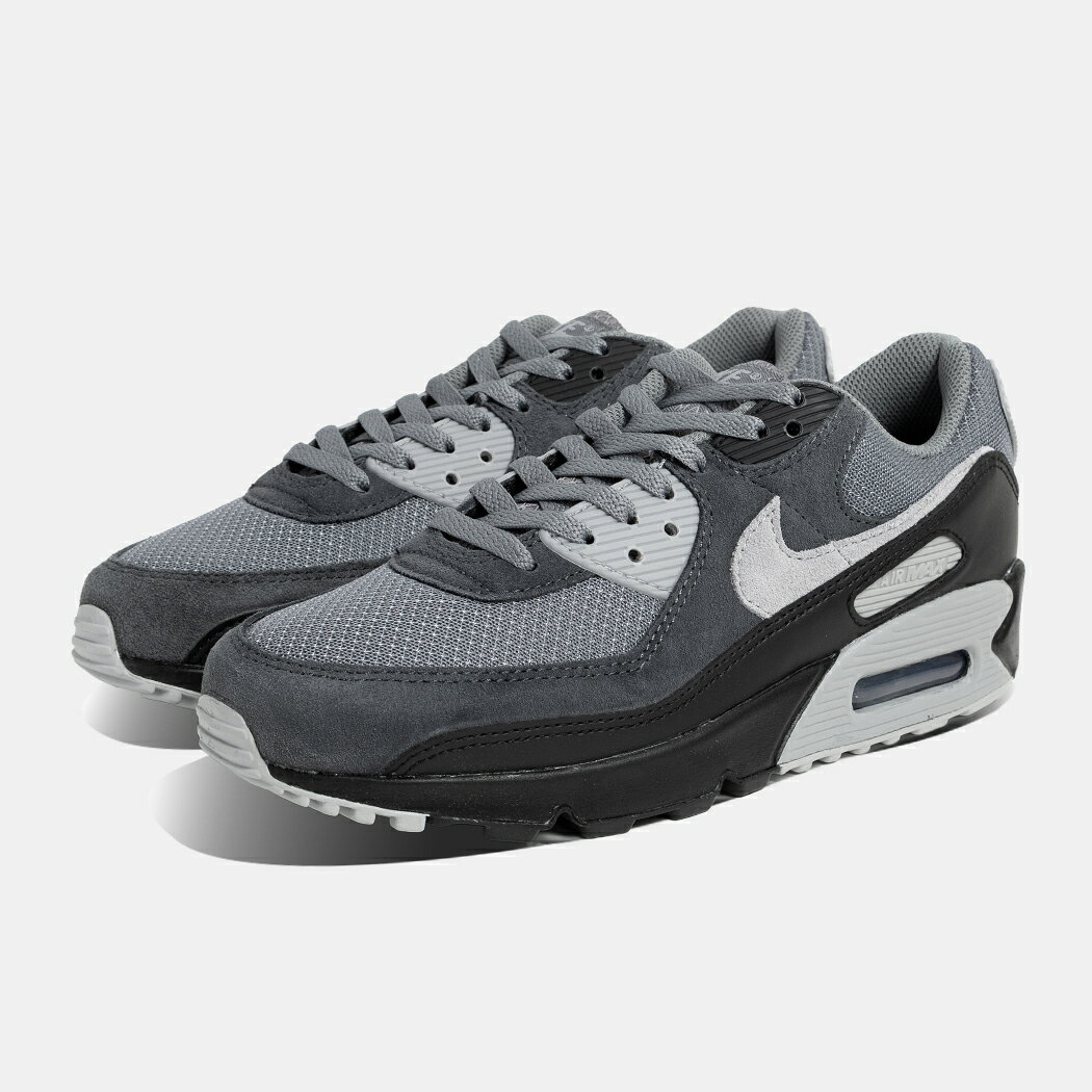 NIKE ナイキ AIR MAX 90 エア マックス スニーカー SMOKE GREY ( スモーク グレー ブラック 黒 ランニングシューズ メンズ DM0029-020 )