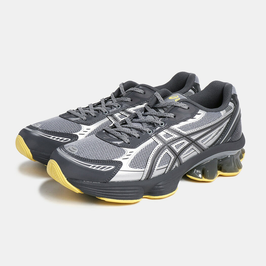 [クーポン＆P2倍！]アシックス ゲル キネティック フルーエント スニーカー asics GEL-KINETIC FLUENT GRAVEL/CARBON ( グレー ランニングシューズ メンズ レディース 1203A591-027 )