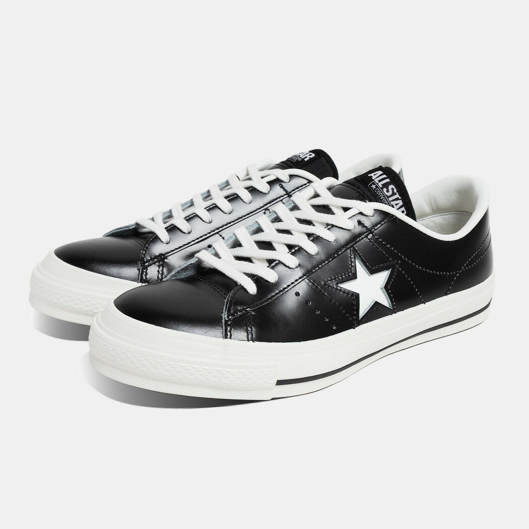 樂天商城 - CONVERSE コンバース ワンスター レザー スニーカー ONE STAR J MADE IN JAPAN BLACK/WHITE ( 黒 ブラック メンズ LEATHER 32346511 )