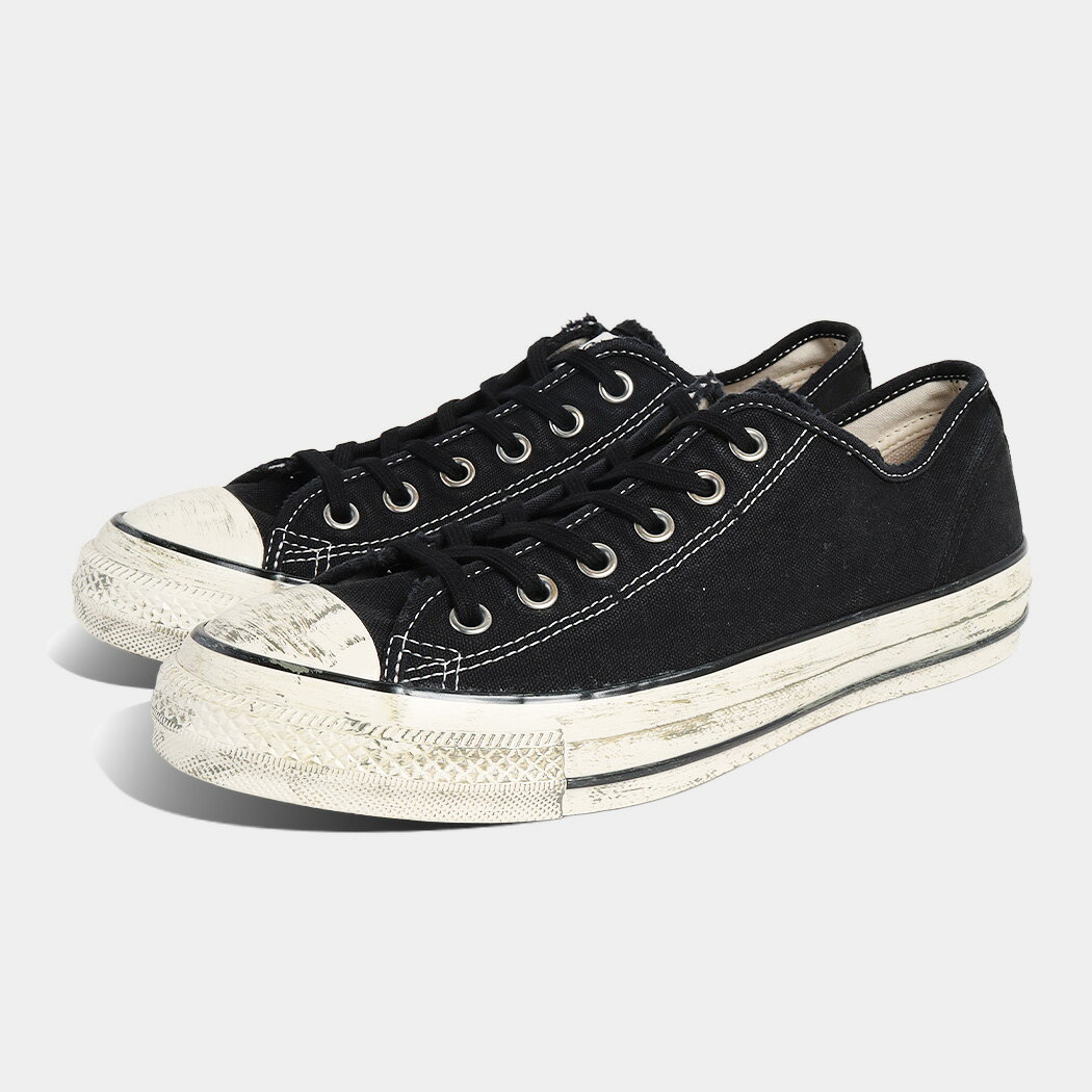[クーポン＆P2倍！]コンバース オールスター エイジド ディストレスド スニーカー CONVERSE ALL STAR AGED DISTRESSED AG OX BLACK ( ブラック 黒 メンズ レディース 31317071 )