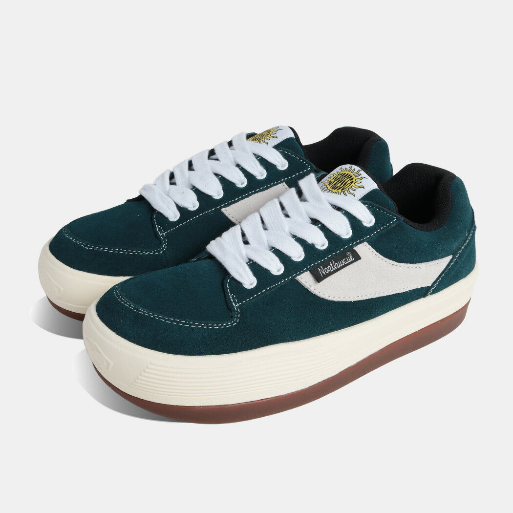 樂天商城 - 【1000円OFFクーポン発行中!】NORTHWAVE ノースウェーブ エスプレッソ スエード スニーカー ESPRESSO SUEDE PETROL ( グリーン 緑 厚底 レザースニーカー 厚底 メンズ NW001PTL )