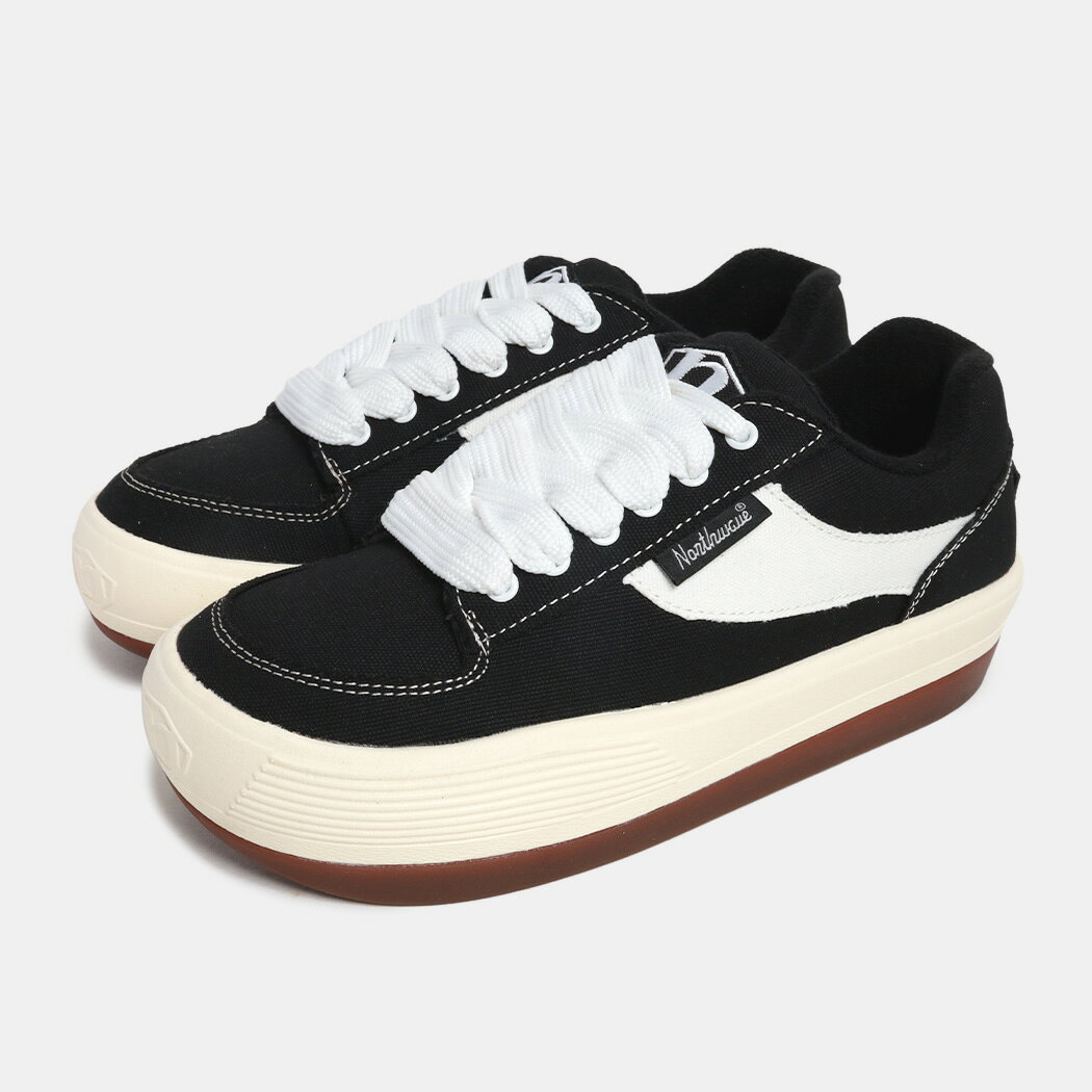 NORTHWAVE ノースウェーブ エスプレッソ キャンバス スニーカー ESPRESSO CANVAS BLACK/WHITE ( ブラック 黒 厚底 メンズ レディース NW004BLW )