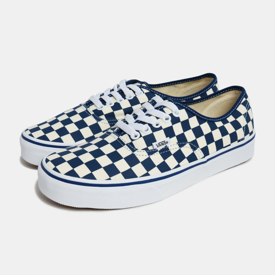 樂天商城 - VANS バンズ オーセンティック スニーカー AUTHENTIC PRIMARY CHECK TRUE BLUE ( ヴァンズ チェッカー メンズ VN000EGAAMQ )