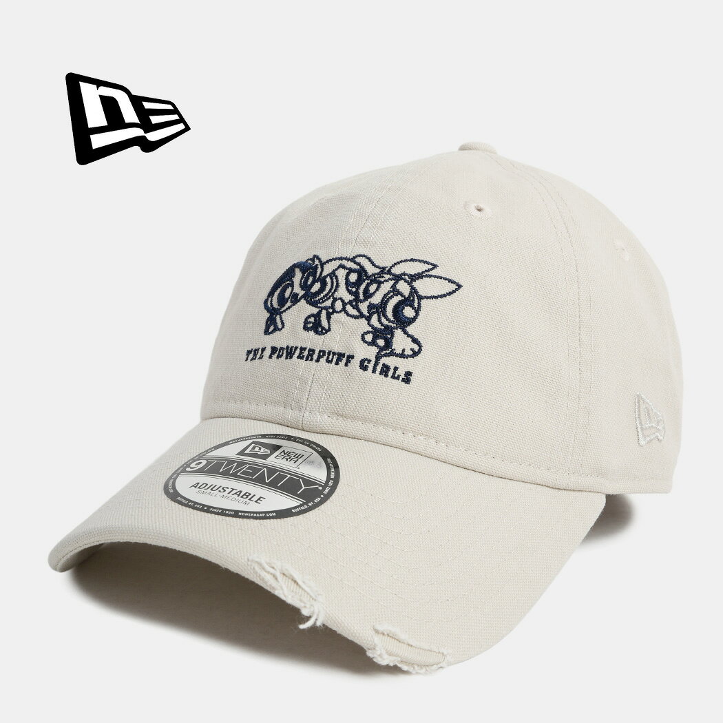 【5%OFFクーポン配布中!!】NEWERA ニューエラ パワーパフ ガールズ 帽子 キャップ 9TWENTY The Powerpuff Girls STONE ( ストーン ベージュ ベースボールキャップ 14741737 )