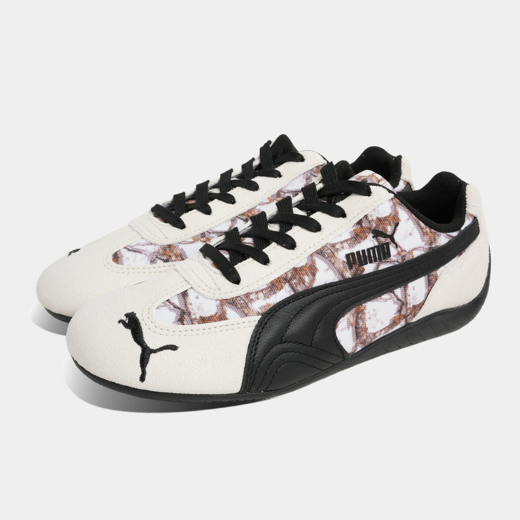 [クーポン＆P2倍！]プーマ スピードキャット スニーカー PUMA SPEEDCAT CAMO VAPOR GRAY/PUMA BLACK ( ホワイト 白 カモ柄 スノーカモ 薄底 レディース メンズ レディース 405324-02 )