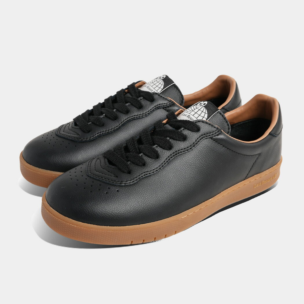 樂天商城 - LAST RESORT AB ラストリゾート CM003 スニーカー BLACK/GUM ( ブラック 黒 ガムソール ラバーソール 革靴 メンズ レディース レザースニーカー CM003BLG )