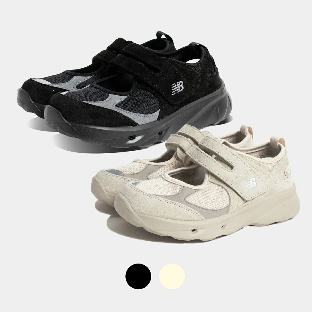 樂天商城 - 海外限定 NEW BALANCE ニューバランス 2203 メリージェーン スニーカー SD2203BK BLACK SD2203IV IVORY （ 日本未発売 ブラック 黒 ホワイト 白 スニーカーサンダル 厚底 Y2K スエード レディース ウィメンズ 530 996 1906 )