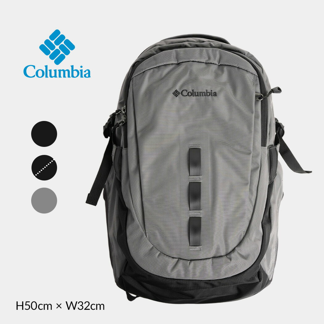 樂天商城 - Columbia コロンビア バックパック リュック バッグ Pepper Rock 30L ペッパー ロック BACK PACK BLACK BLACK BLACK CITY GREY ( 鞄 ブラック 黒 グレー メンズ レディース PU7254 )