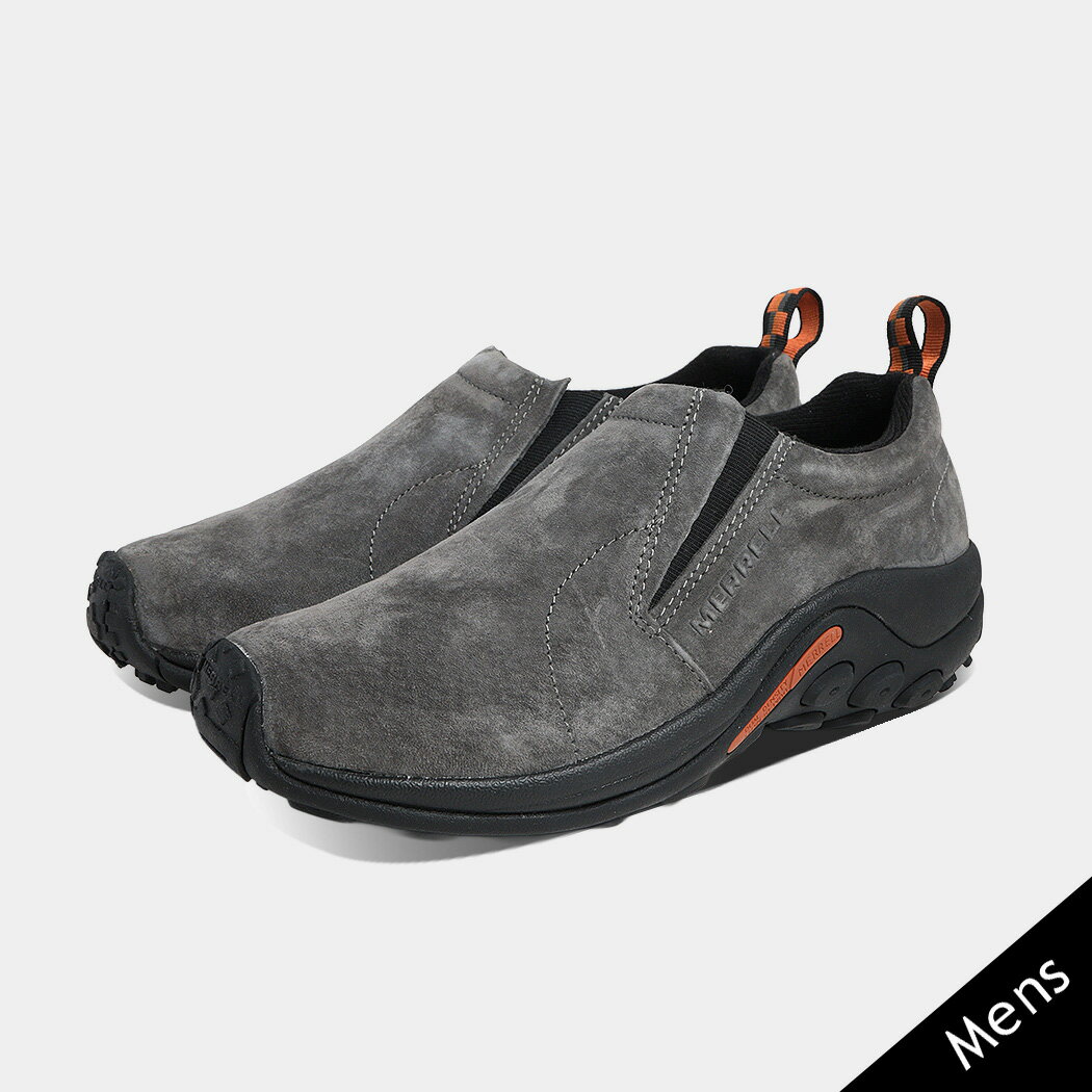 [クーポン＆P2倍！]MERRELL JUNGLE MOC PEWTER メレル ジャングルモック シューズ スニーカー ( グレー 灰色 スエード メンズ 国内正規品 J60805 )