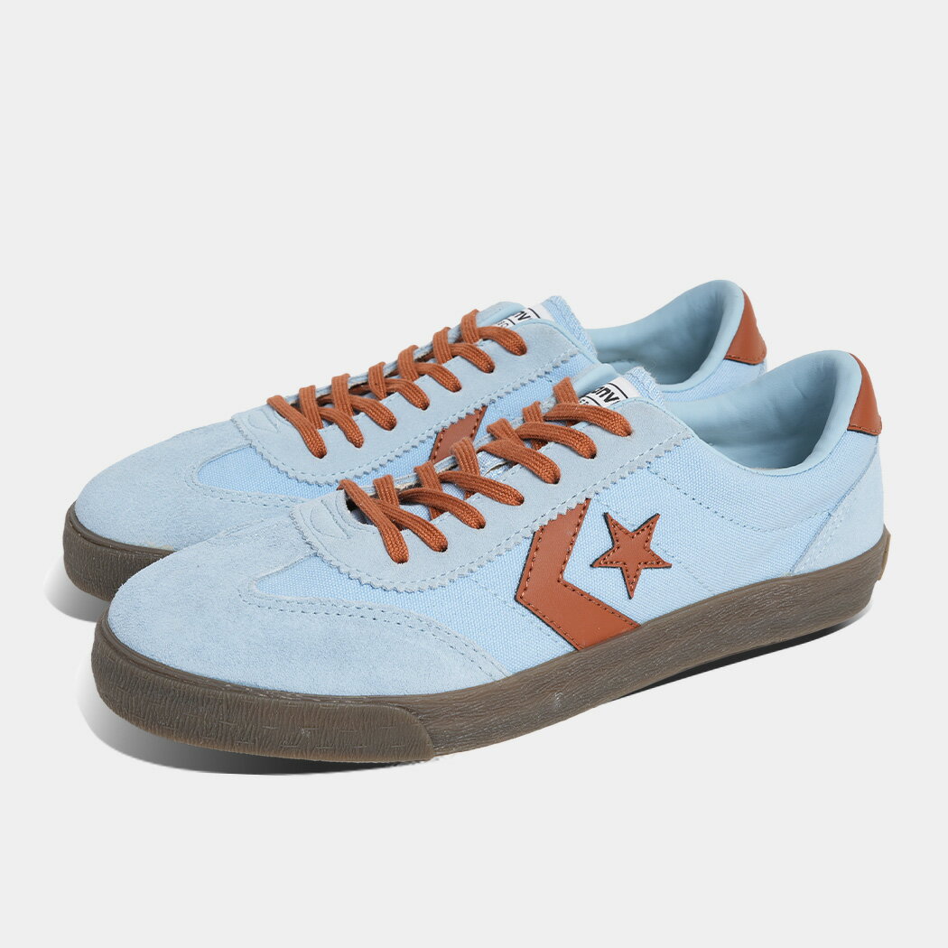 樂天商城 - CONVERSE コンバース ロードクラシック スニーカー ROAD CLASSIC SK OX LIGHTBLUE BROWN ( 水色 ブルー ブラウン ローテク メンズ レディース 33702660 )