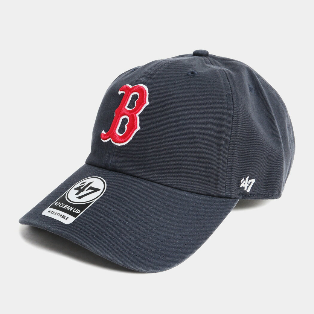 Rakuten - [クーポン＆P2倍！]47 CLEAN UP クリーンナップ 帽子 キャップ ボストン レッドソックス CAP BOSTON RED SOX VINTAGE NAVY MLB ( ベースボールキャップ 刺繍 14751235 )