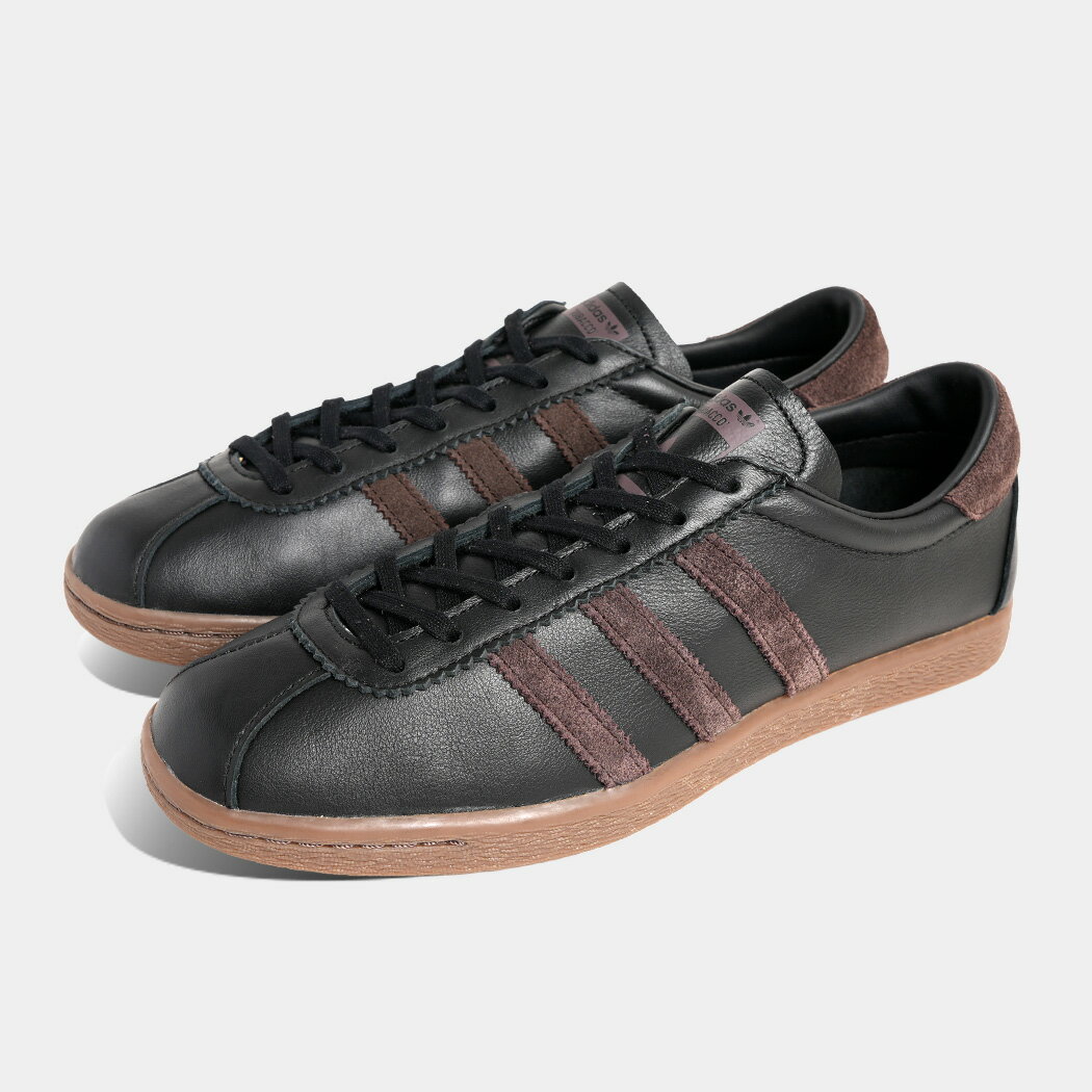 樂天商城 - adidas アディダス タバコ ローテク スニーカー TOBACCO CORE BLACK/DARK BROWN/GUM ( 茶色 ブラウン ブラック レザー クラシック ガムソール メンズ レディース JS1364 )