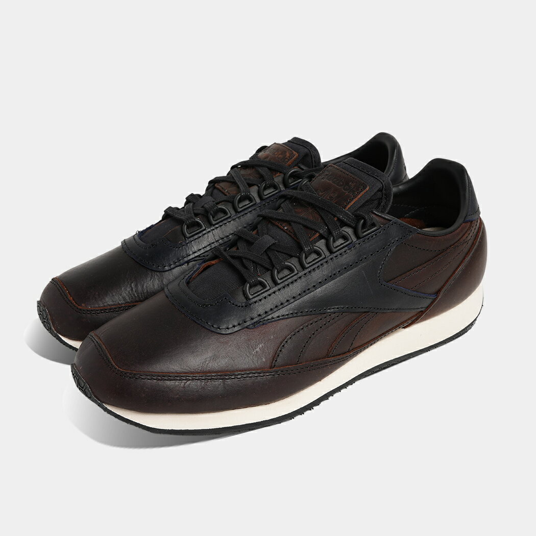 REEBOK リーボック CAMARGUE CF STEAD カマルグ ステッド スニーカー BROWN NAVY CHALK ( レザー ブラウン 茶色 ネイビー クラシック エイジング メンズ レディース 100247595 )
