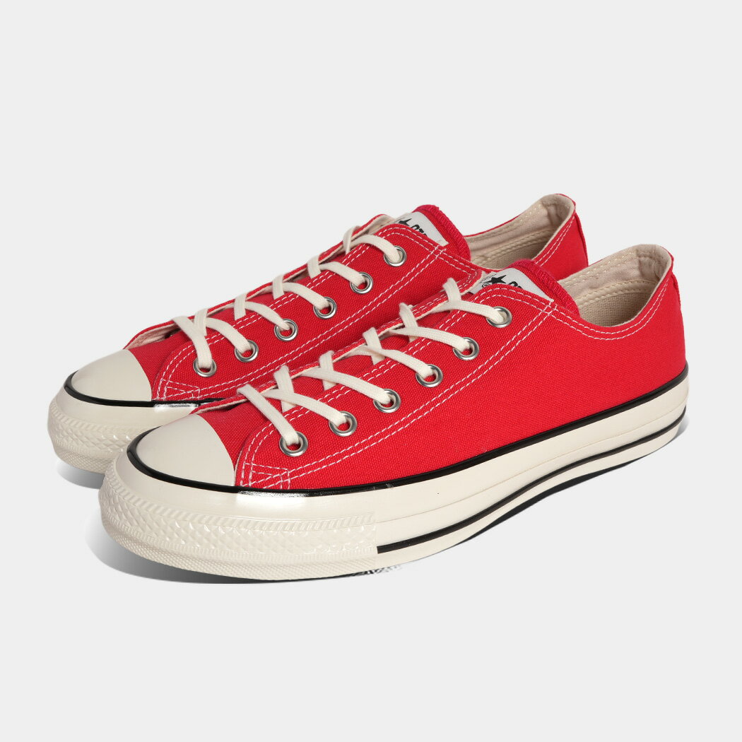 Rakuten - [クーポン＆P2倍！]CONVERSE コンバース オールスター エイジド ロー スニーカー ALL STAR AGED OX SIGNAL RED ( 赤 レッド キャンバス ローカット メンズ レディース 31318031 )