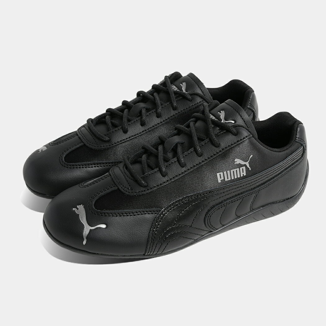 プーマ スピードキャット ファム 薄底 レザー スニーカー PUMA SPEEDCAT FEMME PUMA BLACK ( ドライビングシューズ Y2K 黒 本革 メンズ レディース 405835-02 )