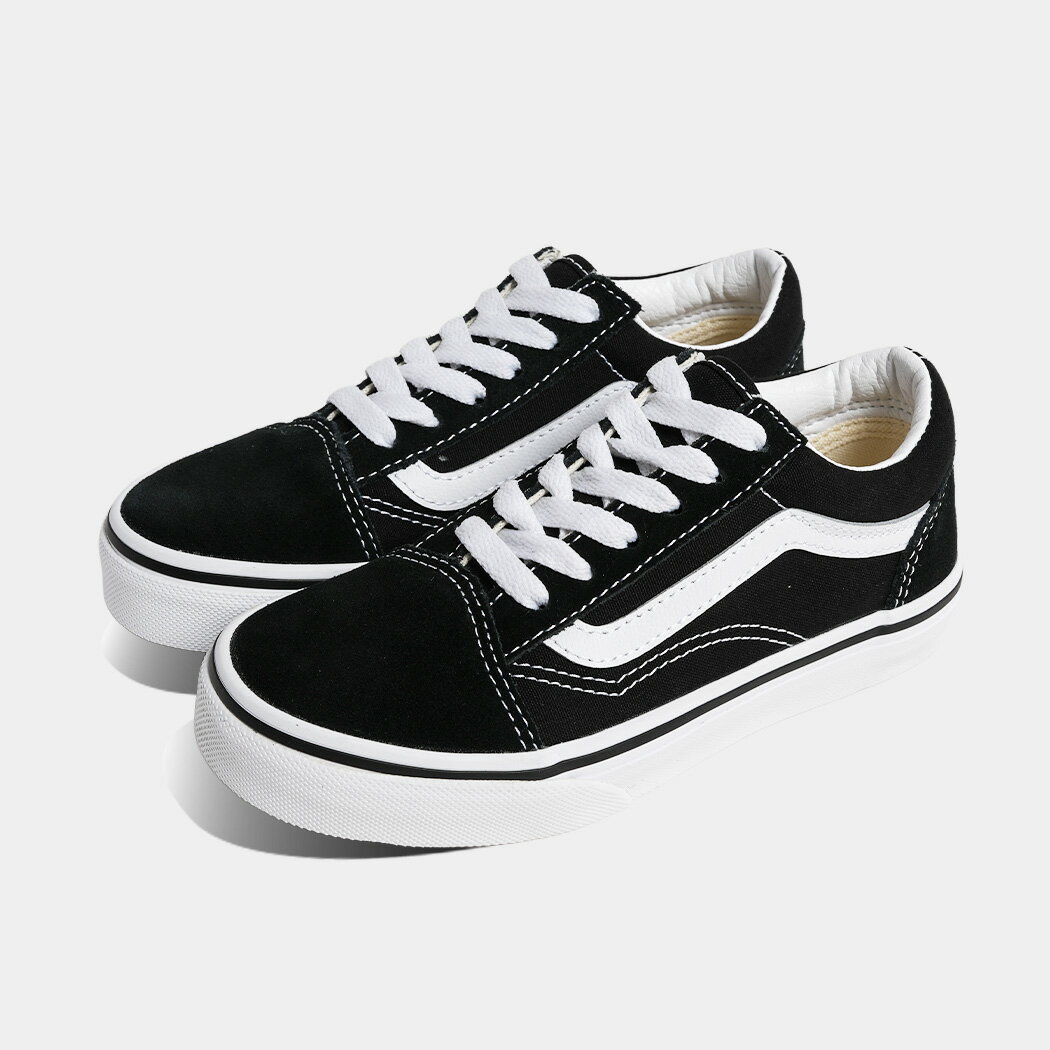 樂天商城 - VANS ヴァンズ キッズ オールド スクール OLD SKOOL K スニーカー BLACK WHITE ( ブラック 黒 入学式 子供 KIDS ジュニア 小学生 オースク バンズ KIDS VN000W9T6BT )