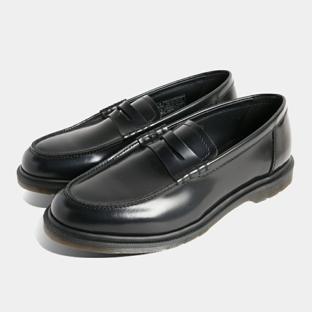 樂天商城 - Dr.Martens ドクターマーチン MAYFARE メイフェア ペニー ローファー 革靴 LOAFER BLACK ( コインローファー レザー ドレスシューズ メンズ レディース 42503001 )