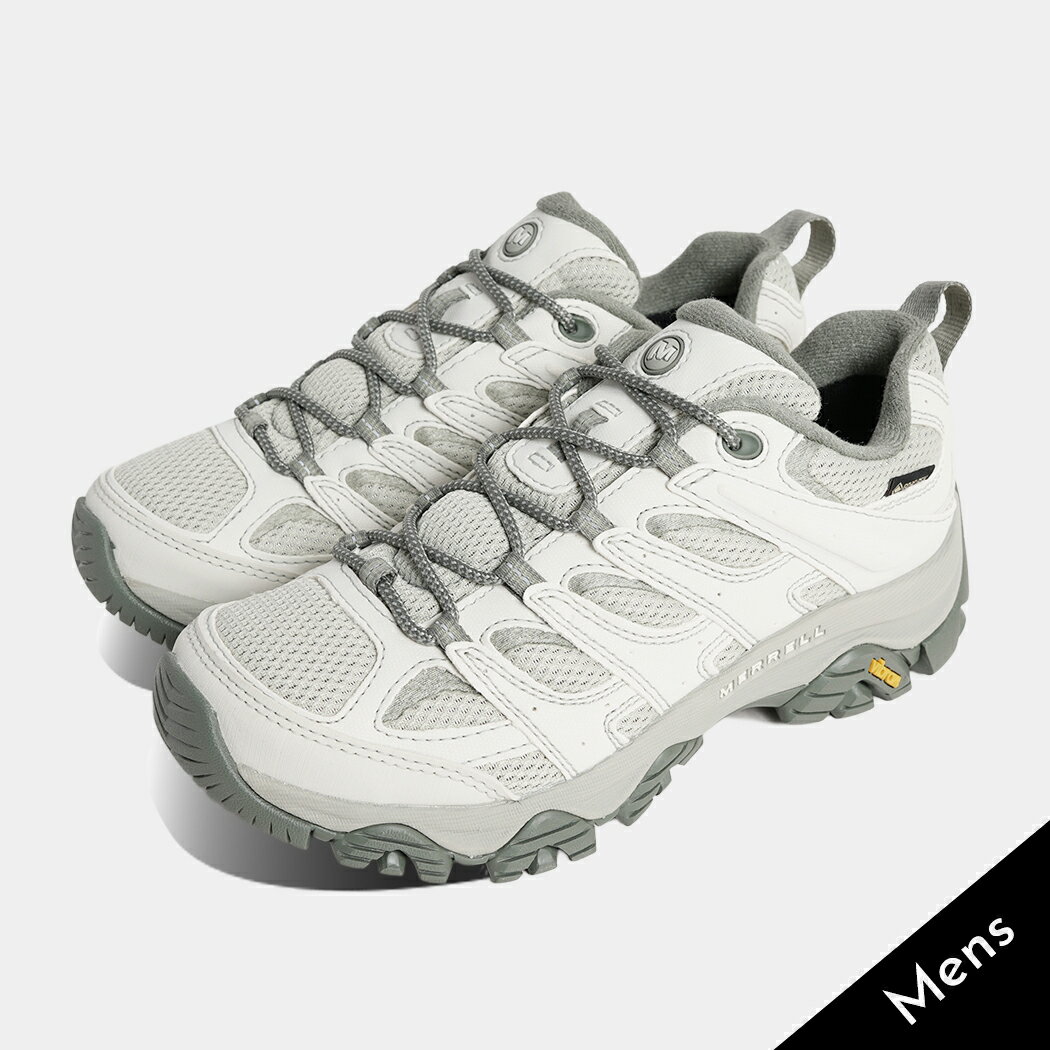 [クーポン＆P2倍！]MERRELL メレル モアブ MOAB 3 SYNTHETIC GORE-TEX メンズ シンセティック ゴアテックス スニーカー OOLONG ( 防水 防滴 雨天対応 白 グレー アウトドア メッシュ J00004919 )