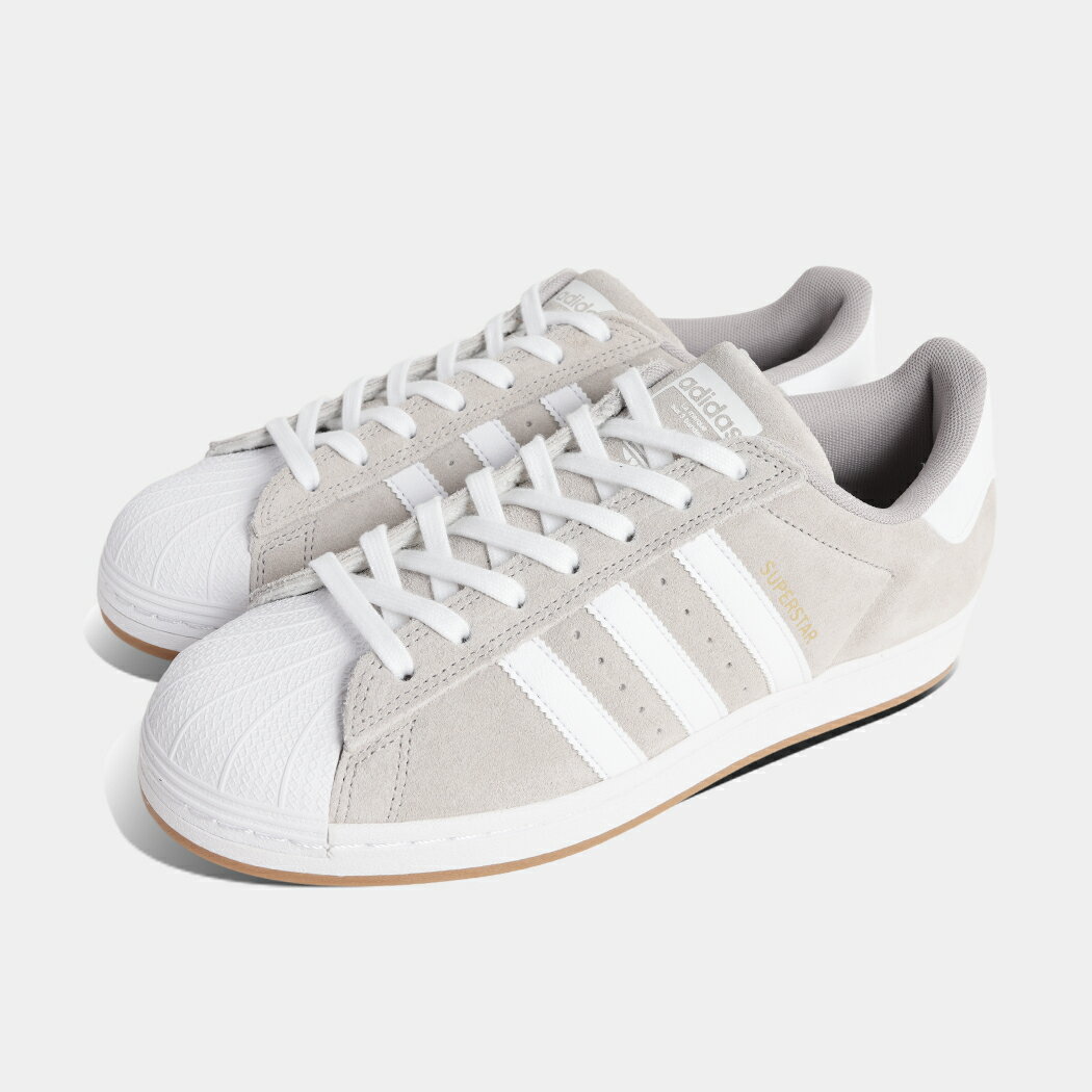 樂天商城 - adidas アディダス SUPERSTAR ADV スーパースター スケート スニーカー CLEAR GRANITE CLOUD WHITE ( グレー ホワイト 白 SKATE メンズ KI5733 )