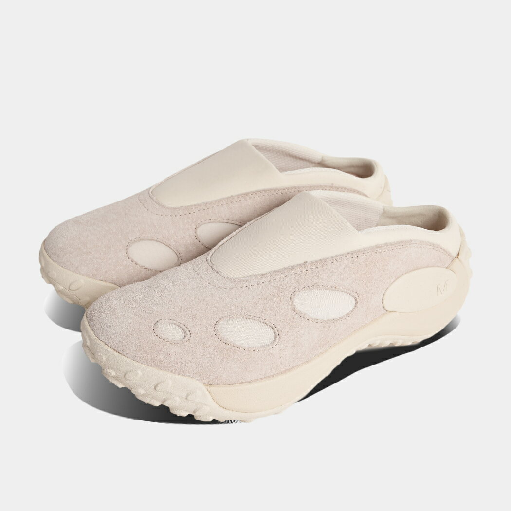 [クーポン＆P2倍！]MERRELL メレル W JUNGLE TREK MULE ウィメンズ ジャングル トレック ミュール サンダル スニーカー POPLAR ホワイト 白 ベージュ スエード JUNGLE MOC 脱ぎやすい 履きやすい レディース J00003383
