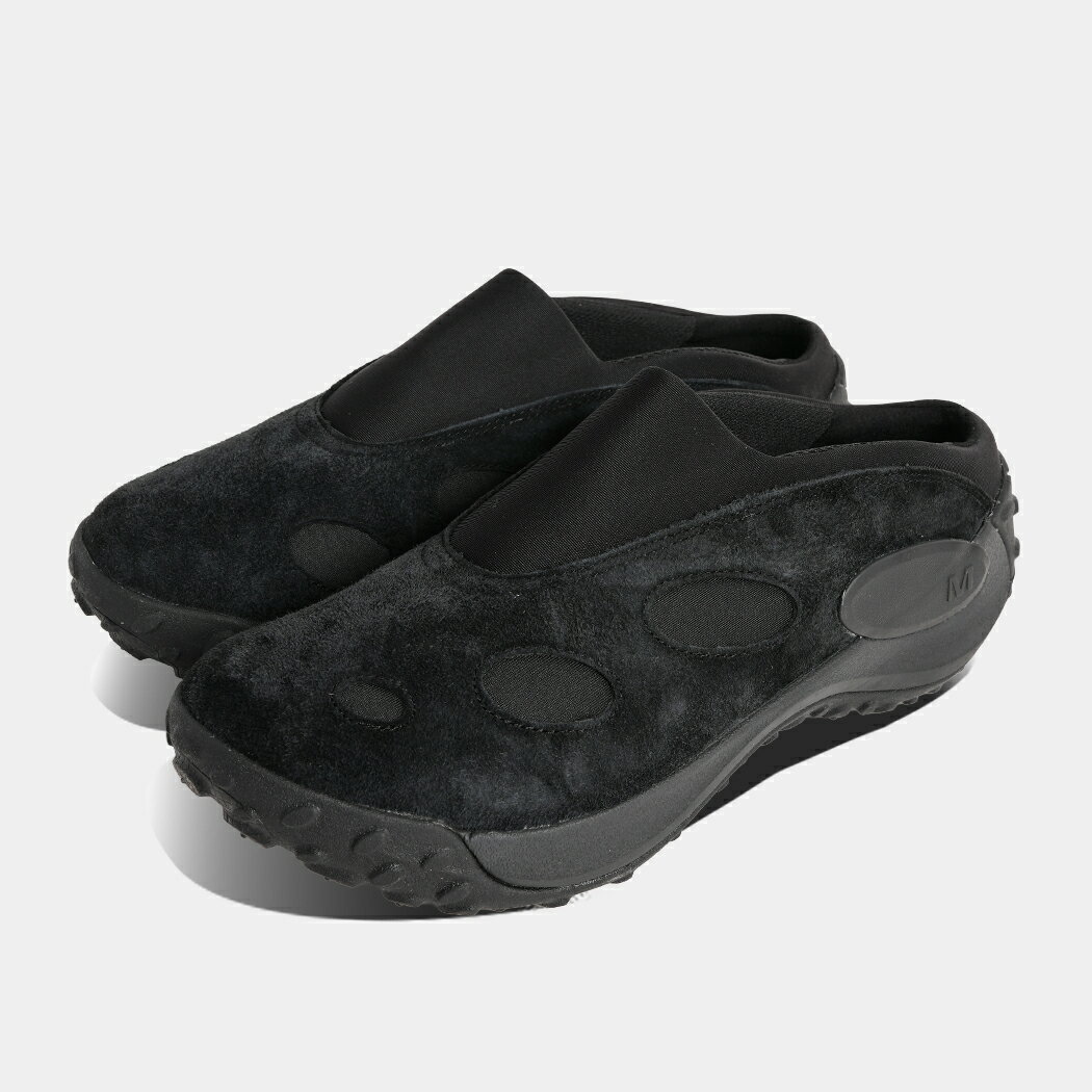 樂天商城 - MERRELL メレル M JUNGLE TREK MULE メンズ ジャングル トレック ミュール サンダル スニーカー BLACK ( ブラック 黒 スエード JUNGLE MOC 脱ぎやすい 履きやすい レディース J00003377 )