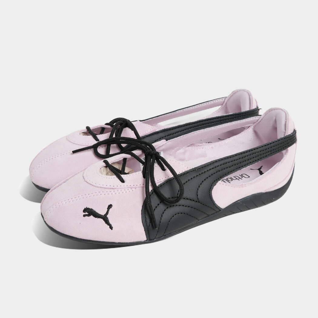 樂天商城 - PUMA プーマ 薄底 スピードキャット バレエ シューズ スニーカー SPEEDCAT BALLET NOVA WNS POWDER PINK PUMA BLACK ( ピンク レディース Y2K ウィメンズ 408340-01 )