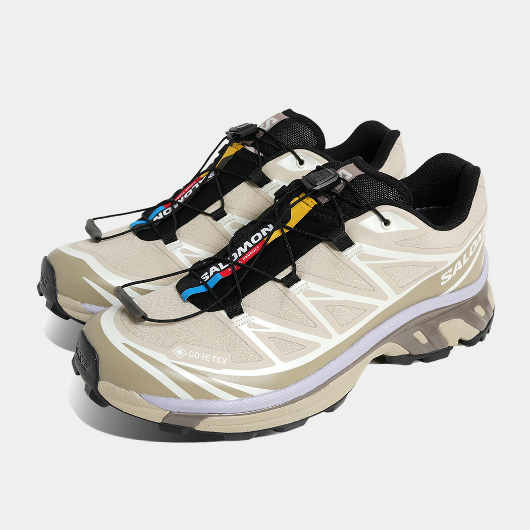 樂天商城 - [クーポン＆P2倍！]SALOMON サロモン XT-6 GTX ゴアテックス スニーカー EUCALYPTUS SILVER SAGE COSMIC SKY ( GORE-TEX ベージュ レディース L49202300 )