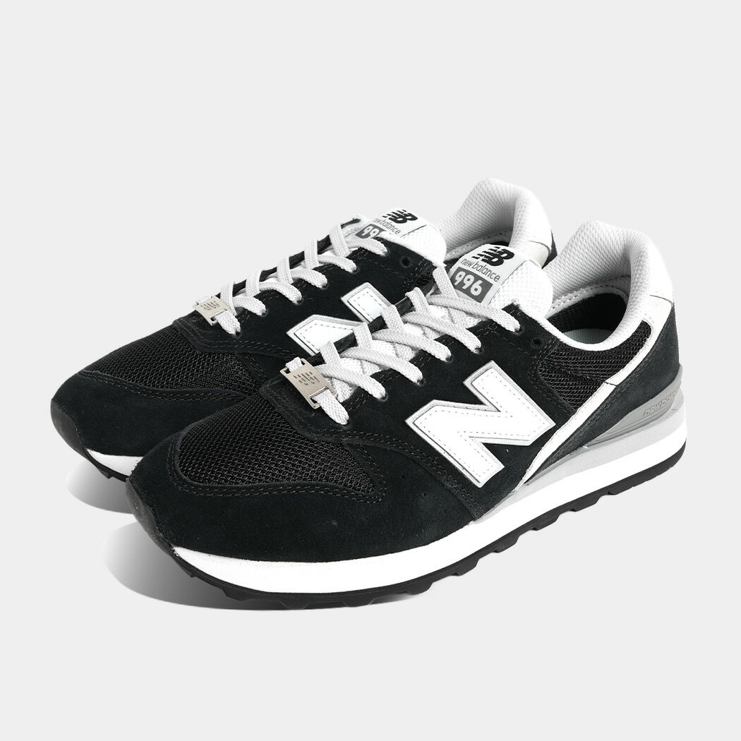 樂天商城 - NEW BALANCE ニューバランス ウィメンズ 996 W9968DE スニーカー BLACK ( ブラック 黒 レディース NB 履きやすい シンプル モノトーン おしゃれ 歩きやすい 574 )