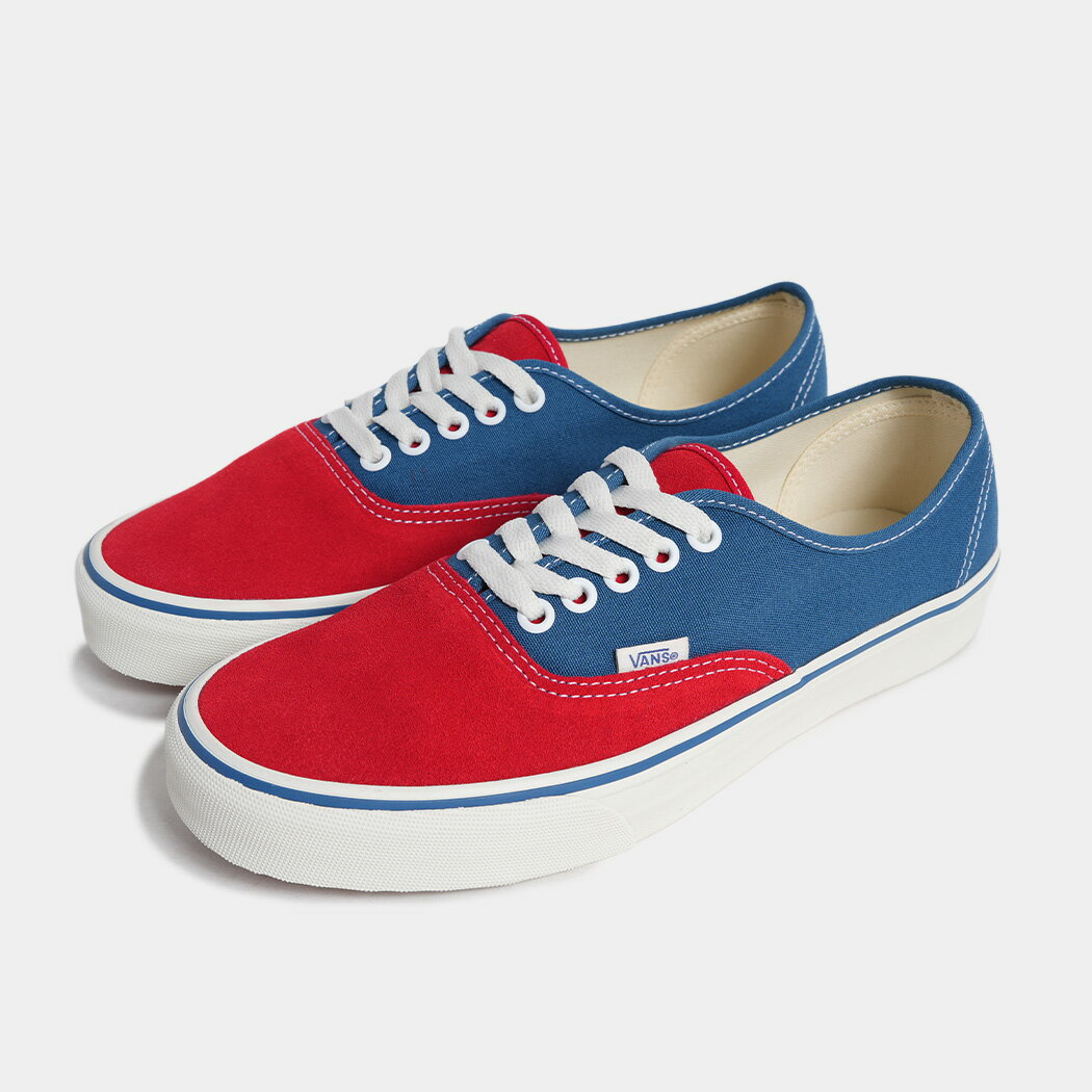 樂天商城 - VANS ヴァンズ AUTHENTIC オーセンティック スニーカー RACING RED ( バンズ ブルー レッド 青 赤 メンズ 切り替え ローテク メンズ レディース VN000EHHIZQ )