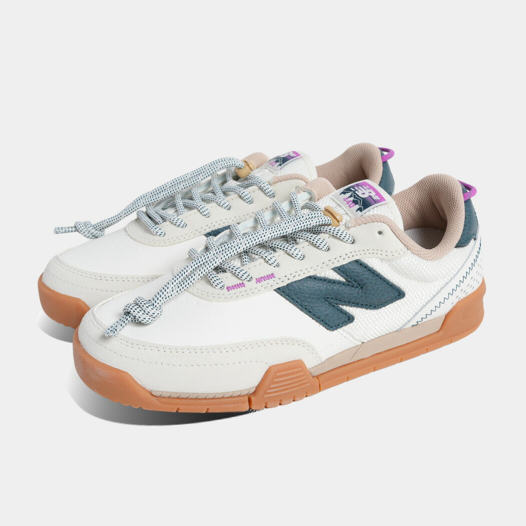 樂天商城 - NEW BALANCE ニューバランス ヌメリック 440 V2 トレイル スニーカー NUMERIC TRAIL NM440WSR SEA SALT DEEP OCEAN ( スケート SKATE 白 緑 メンズ レディース )