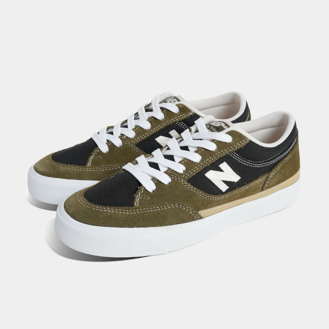 【お買い物マラソン限定クーポン配布中!!】NEW BALANCE ニューバランス ヌメリック 417 スニーカー NUMERIC Franky Villani NM417LBN WOODLAND ( カーキ 黒 メンズ スケート SKATE )