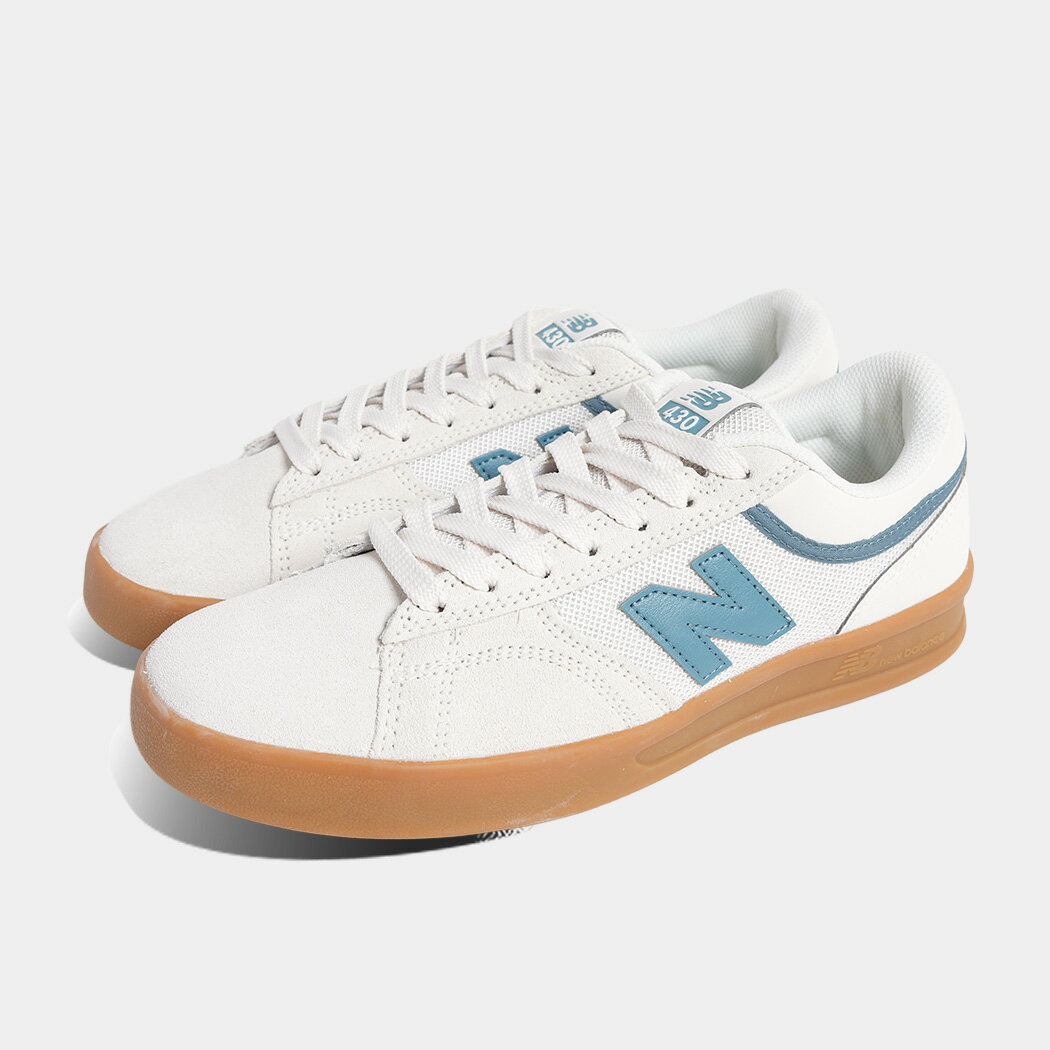 樂天商城 - NEW BALANCE ニューバランス ヌメリック 430 スニーカー NUMERIC UN430RUP SEA SALT WITH SALT WALTER ( 白 緑 メンズ スケート SKATE )