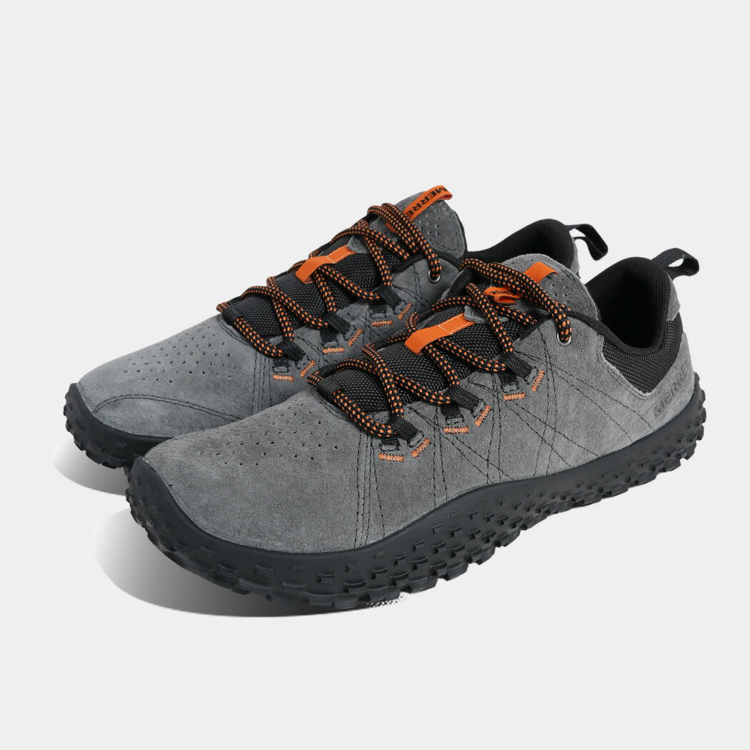 樂天商城 - メレル メンズ ラプト スニーカー グレー 灰色 MERRELL M WRAPT GRANITE ( ベアフットシューズ ハイキング アウトドア 裸足感覚 メンズ レディース J036009 )