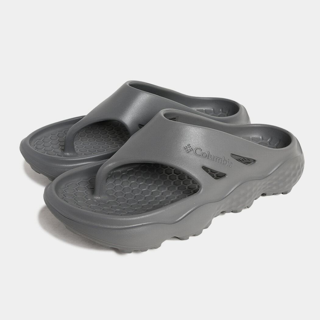 コロンビア スライブ リバイブ フリップ フロップ トング サンダル グレー 灰色 Columbia THRIVE REVIVE FLIP FLOP SANDAL QUARRY ( メ..