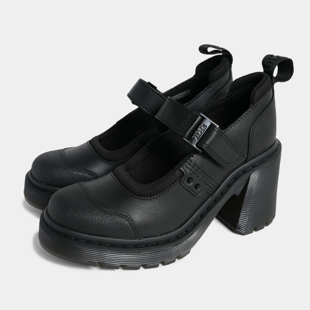 樂天商城 - ドクターマーチン メリージェーン シューズ ヒール パンプス 革靴 ブラック 黒 レザー Dr.Martens EVIEE TECH BLACK ( レディース ウィメンズ メンズ 41155001 )