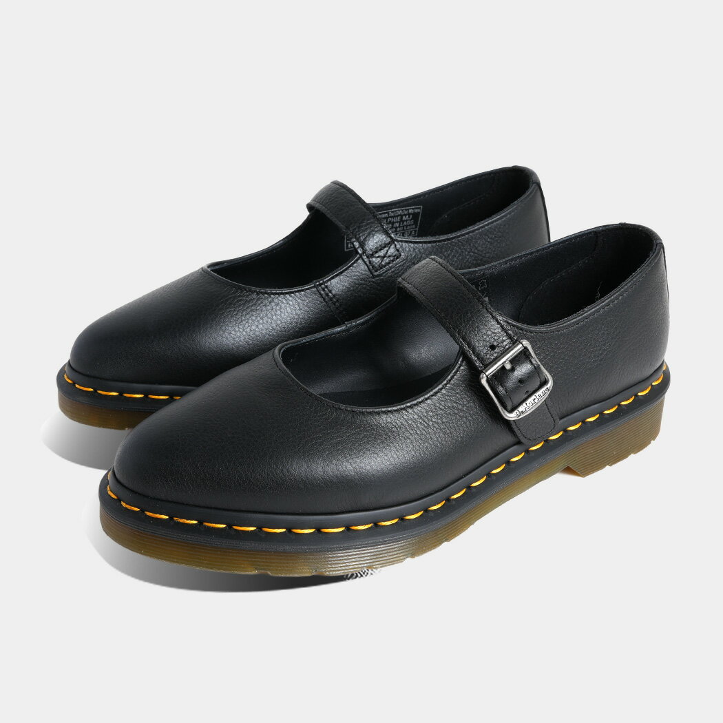樂天商城 - ドクターマーチン メリージェーン シューズ パンプス 革靴 ブラック 黒 レザー ポインテッドトゥ Dr.Martens ELPHIE BLACK ( レディース ウィメンズ メンズ 40685001 )