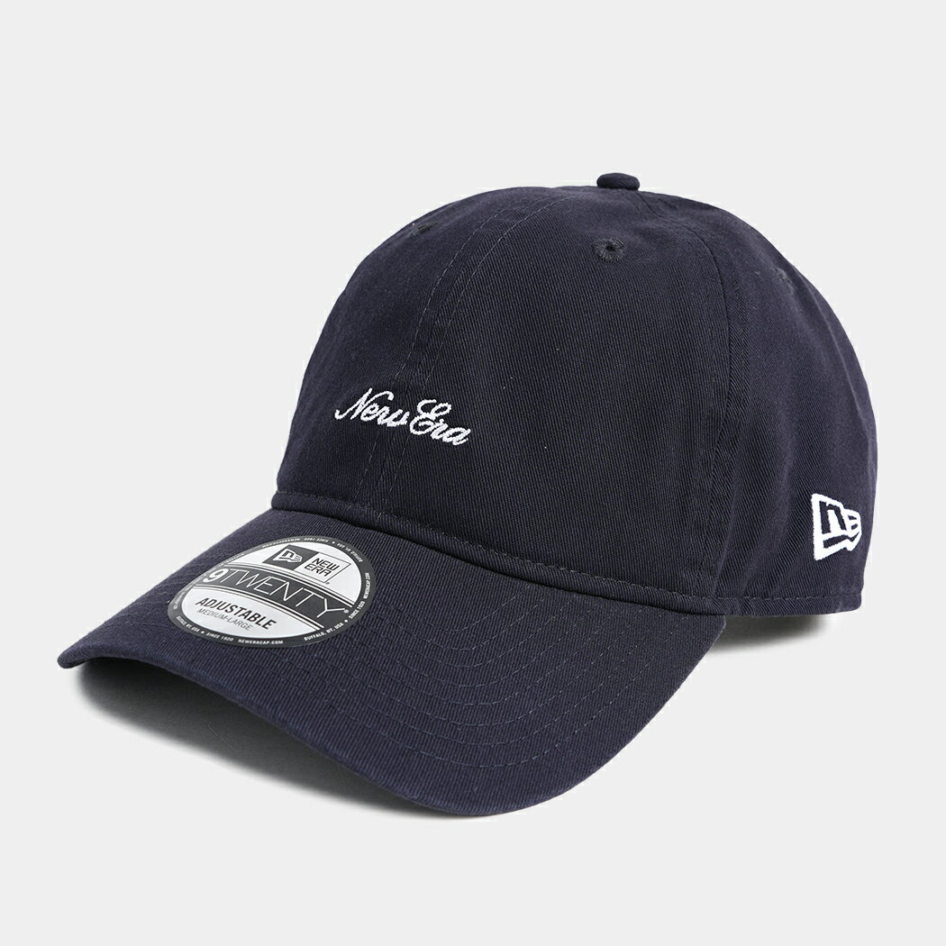 Rakuten - ニューエラ スクリプト ロゴ ウォッシュド コットン ベースボール キャップ 帽子 NEW ERA 9TWENTY SCRIPT LOGO WASHED CAP NAVY ( ネイビー メンズ レディース 920 14525126 )