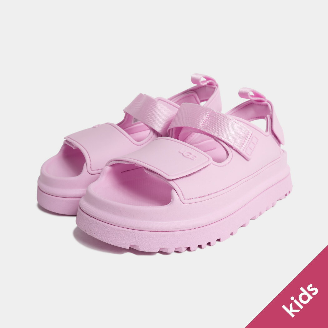 樂天商城 - アグ キッズ ゴールデン グロウ サンダル UGG K GOLDENGLOW PINK DIAMOND ( KIDS ピンク ジュニア 子供 学生 ストラップ レディース ウィメンズ メンズ レディース 1152813K-PKD )