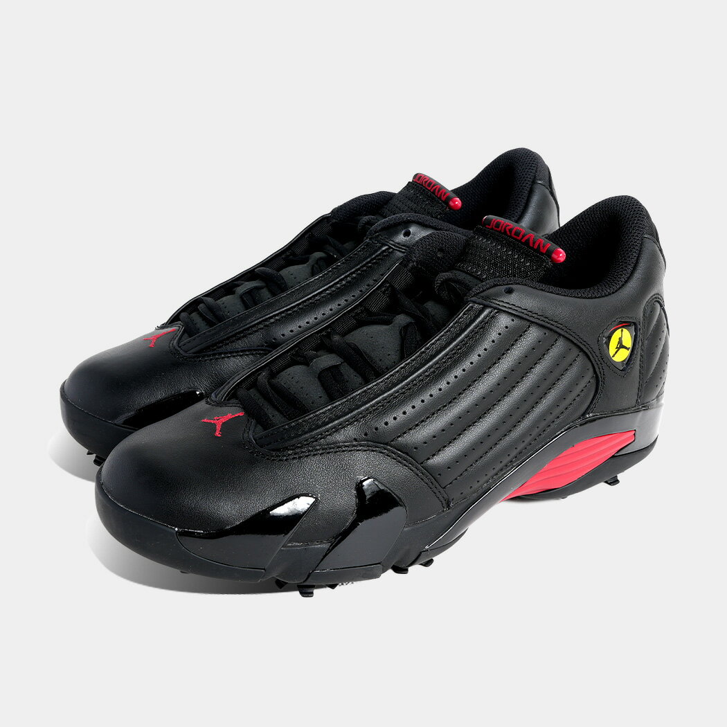 ナイキ エア ジョーダン ゴルフ スニーカー NIKE AIR JORDAN 14 GOLF LAST SHOT ( 黒 ブラック レザー メンズ メンズ レディース HJ7710-001 )