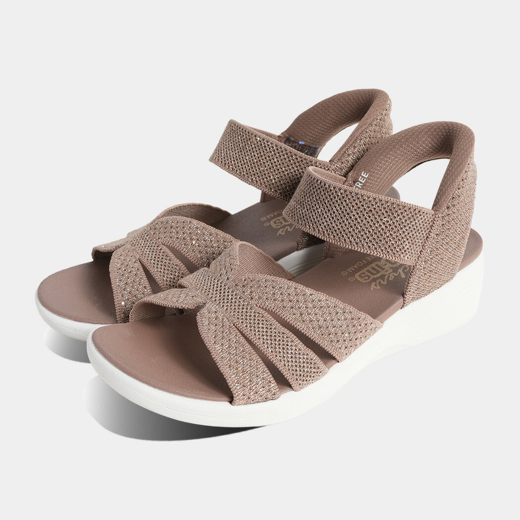 樂天商城 - スケッチャーズ アリヤ サンダル スリップインズ SKECHERS ARYA Slip-ins MOCHA ( ハンズフリー 履きやすい 軽量 手を使わずに履ける 立ったまま履ける ストラップ 茶色 レディース ウィメンズ メンズ レディース 119842MOC )
